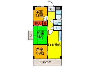 カ－サフィオ－レ弐番館の物件間取画像